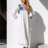 BLANC 3 MC LORENE Robe longue