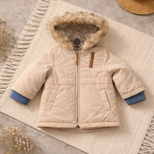 WhatsApp Image 2026-05-14 at 17.10.43 (1) Veste à capuche enfant beige