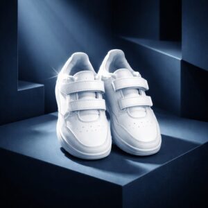 Baskets blanches enfant