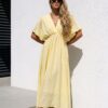 MILOS Robe d'été jaune